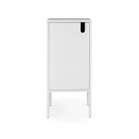 Tenzo wandkast Uno 1 deurs   wit   89x40x40 cm   Leen Bakker