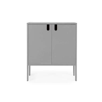 Tenzo wandkast Uno 2 deurs   grijs   89x76x40 cm   Leen Bakker