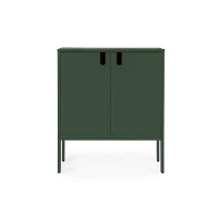 Tenzo wandkast Uno 2 deurs   groen   89x76x40 cm   Leen Bakker