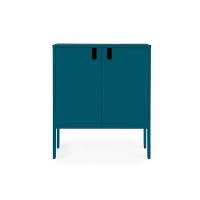 Tenzo wandkast Uno 2 deurs   petrol   89x76x40 cm   Leen Bakker