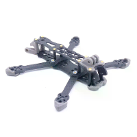 TEOSAW Mark 3 145mm Wielbasis 4mm Arm Dikte Carbon Fiber 3 Inch Freestyle Frame Kit Ondersteunt VISTA Air Unit voor RC D