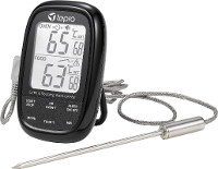 Tepro Garten Barbecuethermometer Zwart