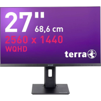 Terra 2775W LCD monitor Energielabel F (A   G) 68.6 Cm (27 inch) 2560 x 1440 Pixel 16:9 5 ms HDMI, DisplayPort, USB C, Hoofdtelefoonaansluiting, RJ45 IPS LCD