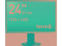Terra LED 2458W PV LED monitor 61 cm (24 inch) Energielabel A+ (A+   F) 1920 x 1200 pix Full HD+ 5 ms Audio Line in, DVI, DisplayPort, VGA