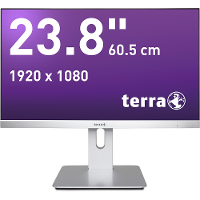 Terra LED 2462W PV LED monitor 60.5 Cm (23.8 Inch) Energielabel A+ (A+   F) 1920 x 1080 pix Full HD 4 ms Audio Line in, DVI, DisplayPort, HDMI AMVA LED