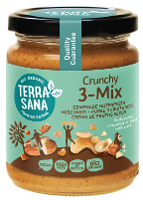 TerraSana Gemengde Notenpasta Crunchy 3 Mix