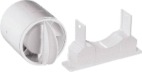 Wallair N40819 Geschikt voor buisdiameter: 10 cm Wit