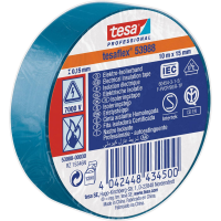 Tesa 53988 00030 00 Isolatietape tesa Professional Blauw (l x b) 10 m x 15 mm 1 stuk(s)