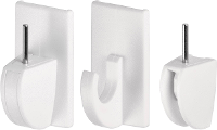 Tesa 58034 07 01 Tesa Powerstrips Vario Gordijnhaken Wit