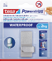 Tesa 59708 Tesa Powerstripsâ® Waterproof Tandenborstelhouder Metaal