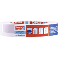 Tesa DOUBLE SIDED 04836 00001 00 Dubbelzijdige tape tesa Professional Rood/wit (l x b) 25 m x 25 mm 1 stuk(s)