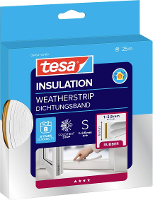 Tesa E Profil 05464 00100 02 Afdichtingstape tesamoll Wit (l x b) 25 m x 9 mm 25 m