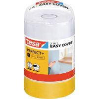 Tesa Easy Cover Perfect+ 56593 00000 00 Afdekfolie Geel, Transparant (l x b) 33 m x 550 mm 1 set(s)