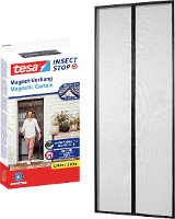 Tesa Fliegengitter 55384 00000 00 Magneetgordijn (b x h) 0.90 M x 2.10 M Antraciet 1 stuk(s)