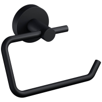 Tesa MOON BLACK Toiletrolhouder Lijm Metaal