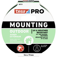 Tesa Mounting PRO Outdoor 66751 00001 00 Montagetape Transparant (l x b) 5 m x 19 mm 1 stuk(s)
