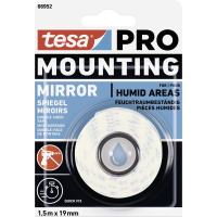 Tesa Mounting PRO Spiegel 66952 00000 00 Montagetape Wit (l x b) 1.5 M x 19 mm 1 stuk(s)