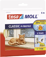 Tesa P PROFILE 05390 00100 00 Afdichtingstape tesamoll Wit (l x b) 6 m x 9 mm 1 stuk(s)
