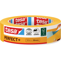 Tesa Perfect+ 56537 00000 00 Schilderstape Geel (l x b) 50 m x 30 mm 1 stuk(s)