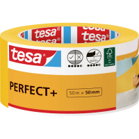 Tesa Perfect+ 56538 00000 00 Schilderstape Geel (l x b) 50 m x 50 mm 1 stuk(s)