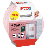 Tesa Professional Sensitive 56267 00000 01 Schilderstape Roze (l x b) 50 m x 25 mm 2 stuk(s)