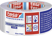 Tesa STRONG 63652 00001 00 Aluminium tape Zilver (l x b) 25 m x 50 mm 1 stuk(s)