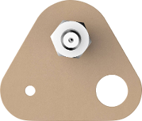 Tesa tesa kleefschroef driehoekig Beige