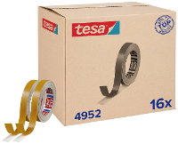 Tesa tesafix 4952 04952 00002 00 Dubbelzijdige tape tesafix 4952 Wit (l x b) 5 m x 19 mm 16 stuk(s)
