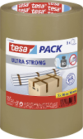 Tesa ULTRA STRONG 51124 00008 01 Pakband tesapack Bruin (l x b) 66 m x 50 mm 3 stuk(s)