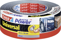 Tesa UNIVERSAL 56389 00000 11 Textieltape tesa extra Power Zilver (l x b) 50 m x 50 mm 1 stuk(s)
