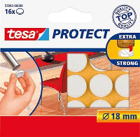 Tesa Viltdoppen Wit (Ø) 18 mm 16 stuk(s)