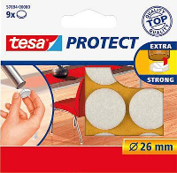 Tesa Viltdoppen Wit (Ø) 26 mm 9 stuk(s)