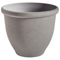 TESALIA   Bloempot   Grijs   49 cm   Polyresin