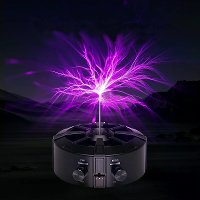 Tesla Coil Elektronische Muziekdoos 60W Bluetooth Audio ingang Aanraakbliksems 0 10CM Ontlaadfrequentie 5 50Hz Wetenscha