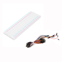 Test Ontwikkel DIY 830 Punten Soldeervrij PCB Breadboard Voor MB 102 MB102 met 65 stuks Mannelijke naar Mannelijke Bread