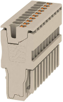 Testadapter WeidmÃ¼ller APG 1.5/10 2482430000 Beige 20 stuks