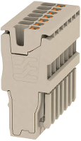 Testadapter WeidmÃ¼ller APG 1.5/7 2482400000 Beige 25 stuks