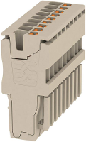 Testadapter WeidmÃ¼ller APG 1.5/9 2482420000 Beige 20 stuks