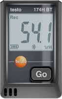 Testo 0572 1743 02 174 H BT Temperatuur datalogger, Bodemvochtigheid datalogger  20 tot 70 °C 0 tot 100 % Hrel