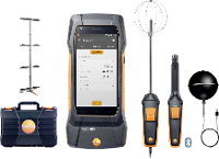 Testo 400   Behaglichkeits Set mit Stativ Milieumeetset Temperatuur, Druk  40, 0   150, 200 °C, hPa