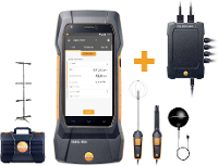 Testo testo 400   Datenlogger Behaglichkeits Set Milieumeetset Temperatuur, Druk  40, 0   150, 200 °C, hPa