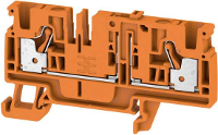 Testscheidingsserieklem WeidmÃ¼ller ADT 4 2C OR 2429890000 Oranje 50 stuks