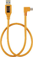 Tether Tools USB kabel USB mini B stekker, USB A stekker 0.50 M Oranje TET CU51RT02 ORG