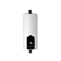 Tevorex 220V Instant Water Heater 5500W Fast Heating LED Touch Screen AI Temperature Control IPX4 Waterproof for Bathroo