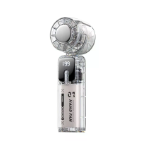 Tevorex draagbare mini handventilator met 199 snelheden verstelbaar 42000 rpm hoogvermogen luchtstroom lange batterij US