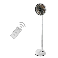 Tevorex Draagbare Multifunctionele Oscillerende Staande Ventilator met Drie Snelheden Timer Afstandsbediening Opvouwbare