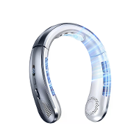 Tevorex Draagbare Nekventilator 5000mAh USB Oplaadbaar Lichtgewicht Bladeloos Stille Ontwerp 100 Versnellingen Afstelbar