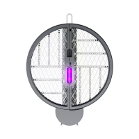 Tevorex Dubbelkop Opvouwbare Elektrische Mosquito Stopper 4 in 1 Oplaadbare Handheld Vliegende Insecten Killer Bug Zappe