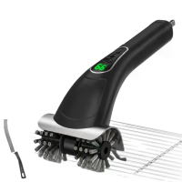 Tevorex Elektrische Dubbelkop BBQ Grill Reinigingsborstel 500/600 RPM 2 Hoge Snelheidsmodi 2500mAh Lange Batterij Draadl