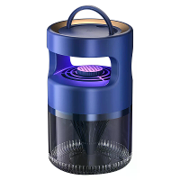 Tevorex Elektrische Muggentot lamp USB Oplaadbaar 360° Sterke zuiging Stille werking Draagbare vliegenval Gifschakelaar
